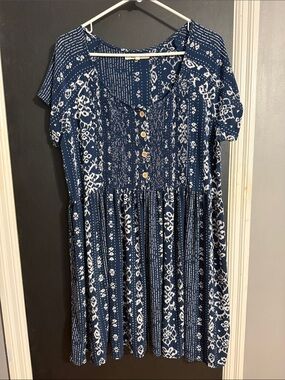 Rip Curl Surf Shack Babydoll Mini Dress Size: L